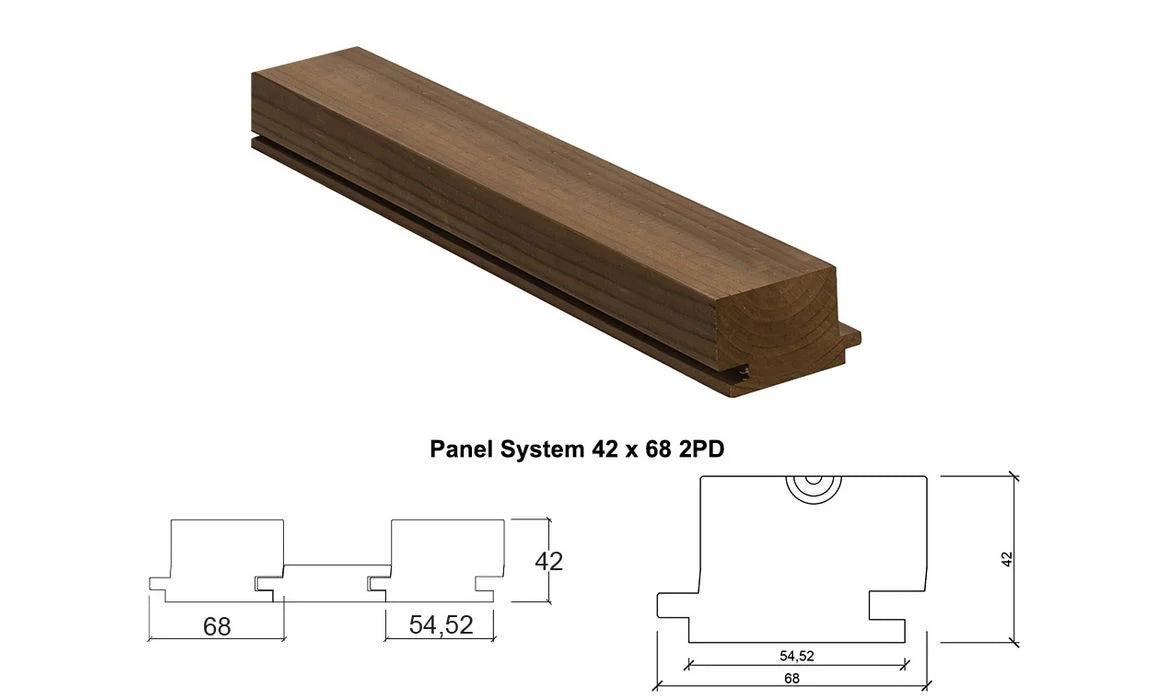 Obklad Panel Systém 42x68 mm
